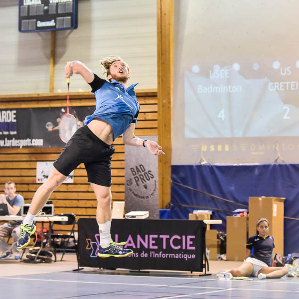 Tanguy Citron USEE Badminton Equipe1 Saison 2017 18 Tanguy Citron USEE Badminton Equipe1 Saison 2017 18
