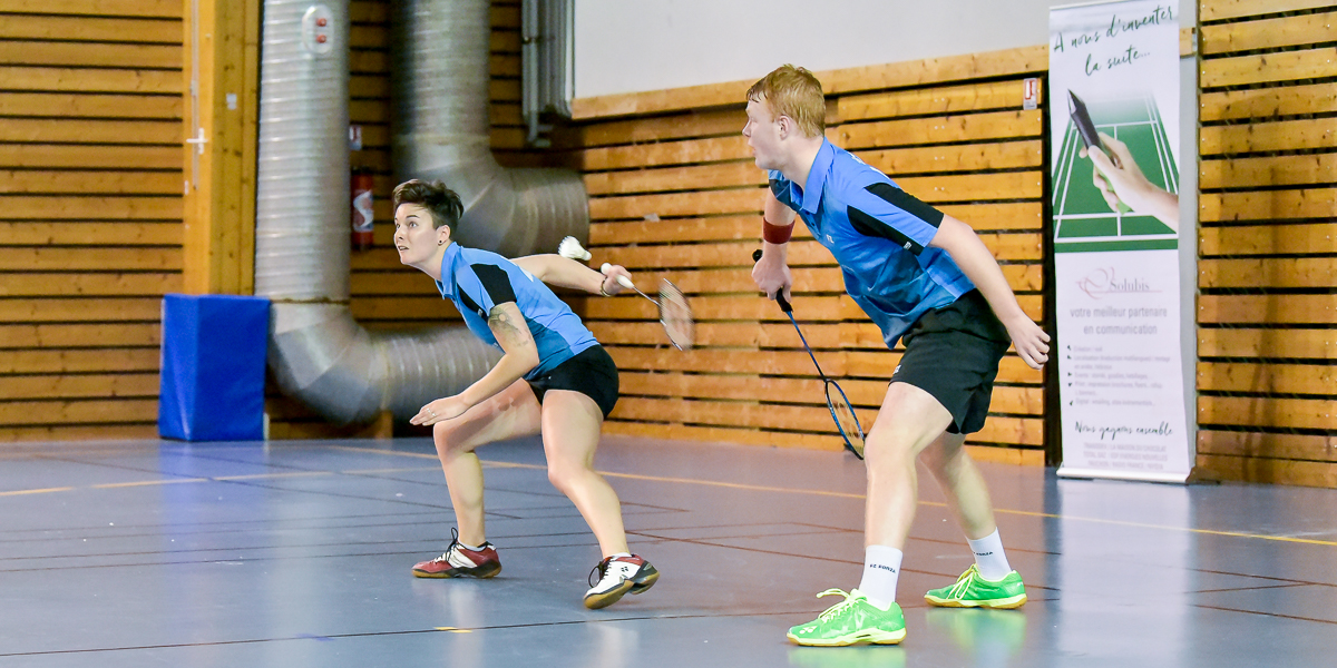 Usee Badminton Nationale1 05 - Lauren Meheust et Fabien Delrue