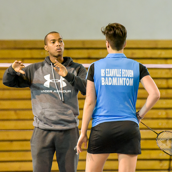 Usee Badminton Nationale1 10 avec Lauren Meheust et Fabrice Bernabe