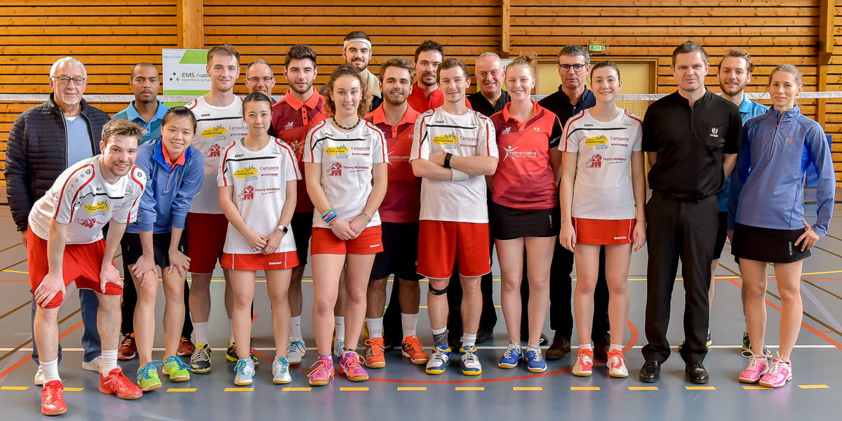 USEE Badminton Nationale 1 J10 Saison 2017 2018 4 15