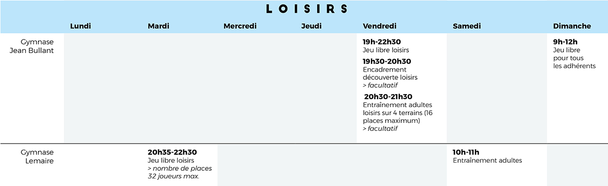 Loisirs