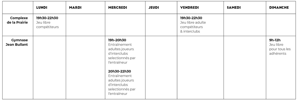 Creneaux Competiteurs 2019 2020