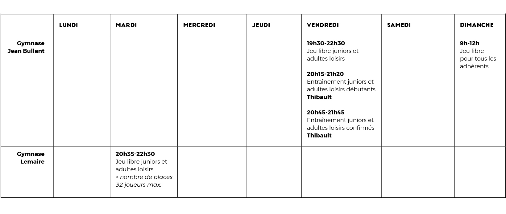Creneaux2020 2021 Loisirs