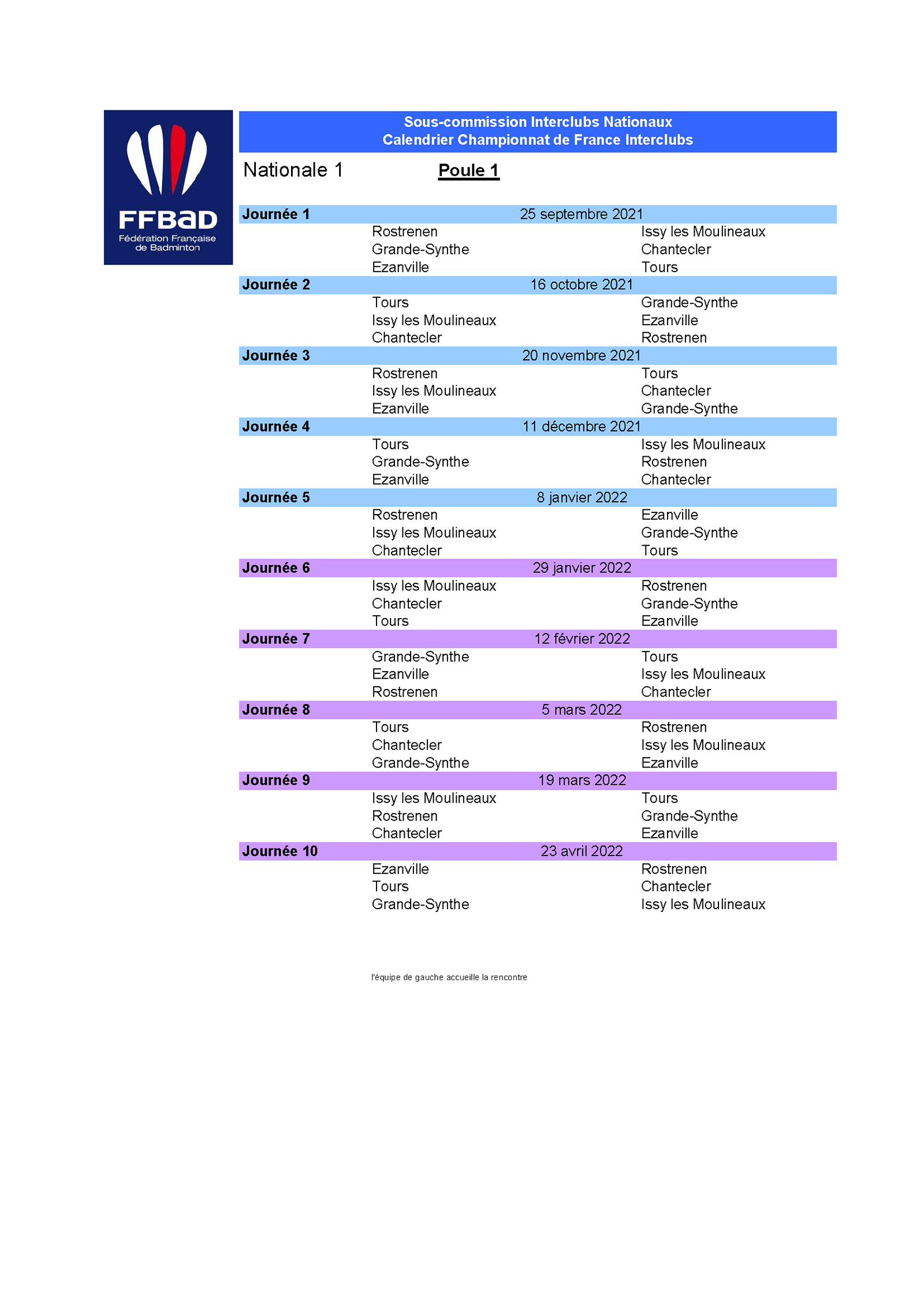 VCicn 2106 Calendrier 2021 2022 N1 Page 1