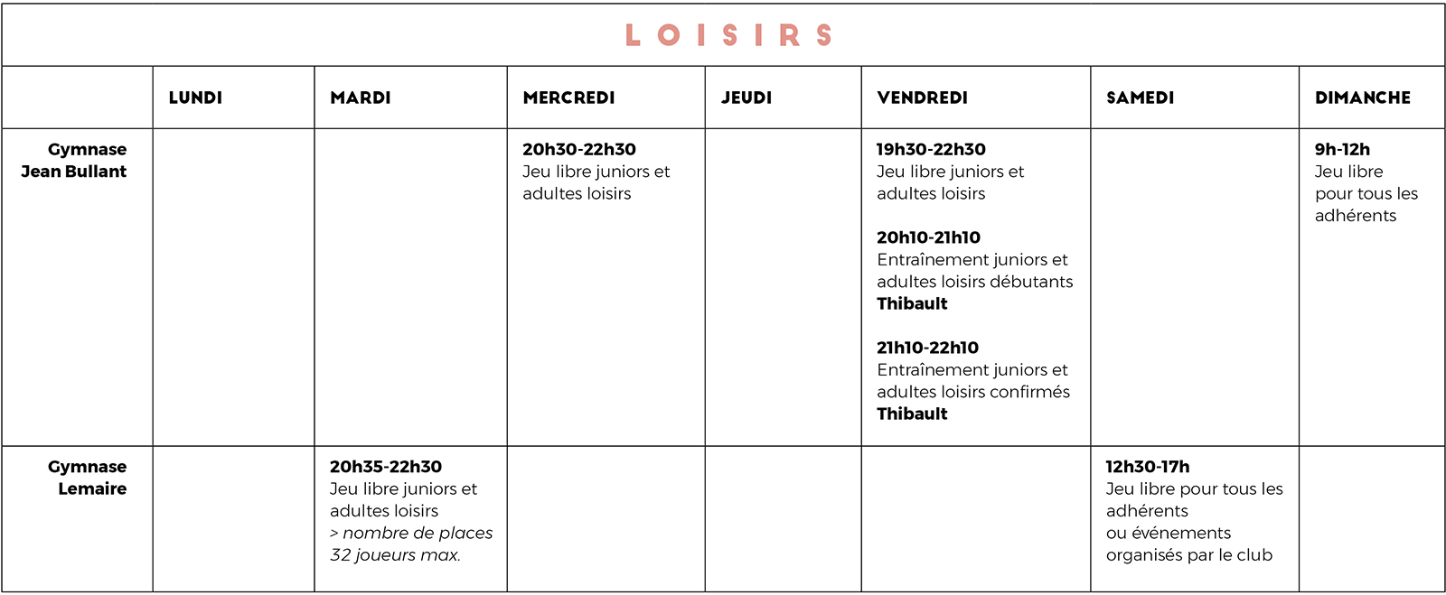 Creneaux2020 2021 Loisirs